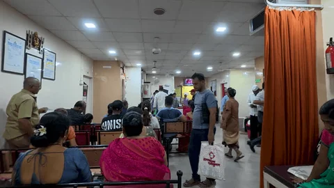 Hospital reception and waiting area